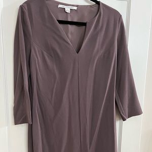 Diane von furstenberg purple fitted dress size 10